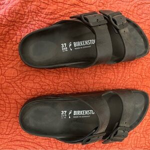 Birkenstock Black Slide Sandals